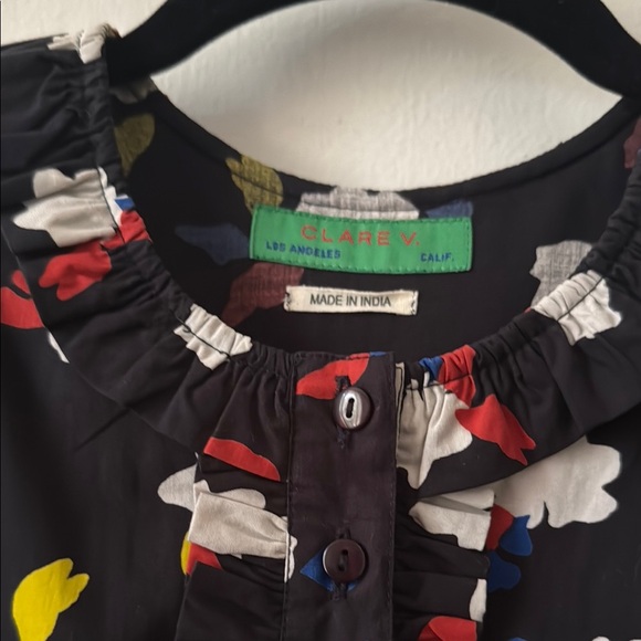 Clare V Martine Dress Vallee de Loire Floral size Small - Picture 5 of 8